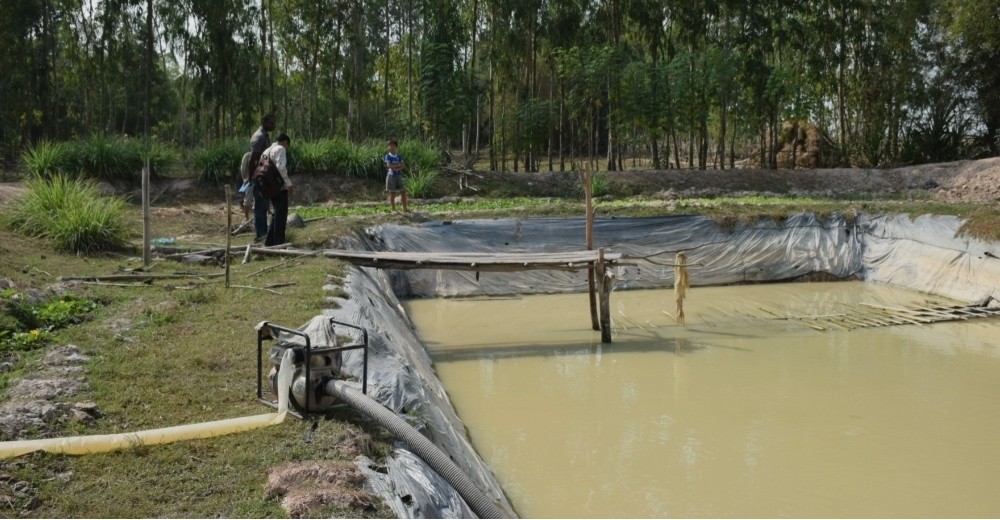 Design and construction of Rainwater Harvesting Ponds